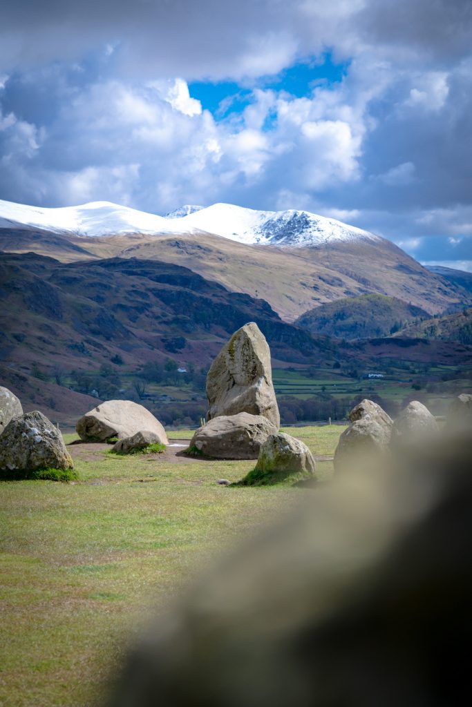 Castlerigg Stone Circle, one of the historical sites in the Lake District.